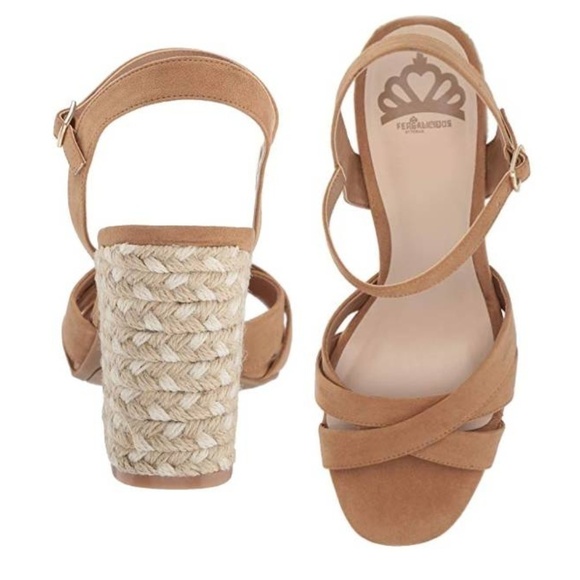 Fergalicious Tan Strappy Sandals - Picture 8 of 9